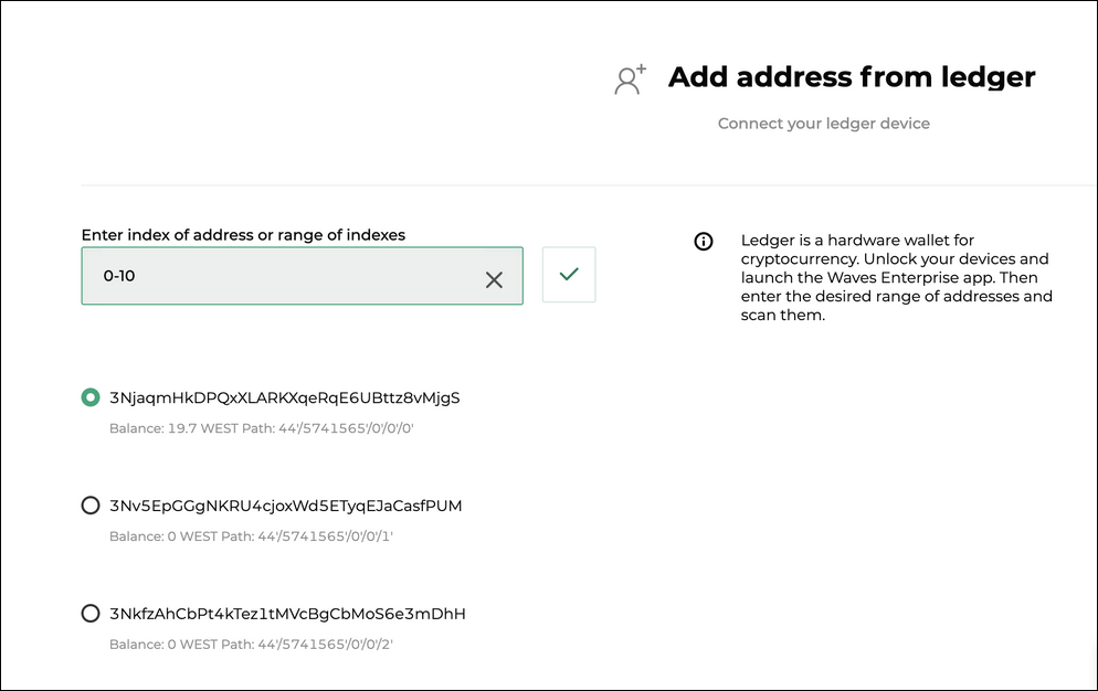 Adding address id